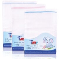 Khăn gạc tắm cao cấp Fanny 3 lớp - khăn xô tắm 100% cotton mềm mịn cho bé