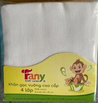 KHĂN GẠC VUÔNG CAO CẤP 4 LỚP -FANY