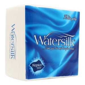 Khăn giấy 1 lớp Watersilk lõi100 tờ/gói