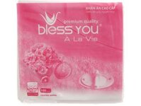 Khăn giấy ăn Bless You 1 lớp 100 tờ (33*33 cm & 23*23 cm)