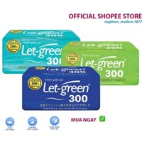 Khăn giấy ăn- giấy vệ sinh Lụa LET GREEN(COMBO 6 GÓI) -300 Tờ/Bao -Thân thiện môi trường(eco green)