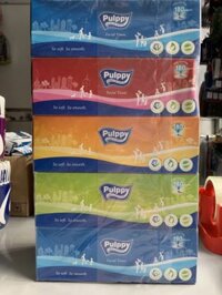 Khăn Giấy Hộp Pulppy 180 tờ