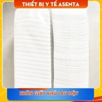 Khăn giấy khô lau mặt dùng trong spa - Bịch 200 miếng