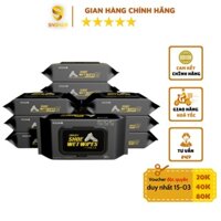 Khăn Giấy Lau Giày, Giấy Vệ Sinh Giày 80 Tờ, Vệ Sinh Giày Trắng Siêu Sạch