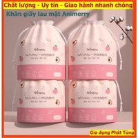 Khăn Giấy Lau Mặt Đa Năng ANIMERRY - Khăn Cotton Khô Tẩy Trang - Khăn Mặt Spa 100 Bông Tự Nhiên Dùng 1 Lần