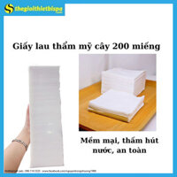 Khăn Giấy Lau Mặt Spa 200 tờ/cây