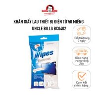Khăn Giấy Lau Thiết Bị Điện Tử 50 Miếng Uncle Bills BC0402
