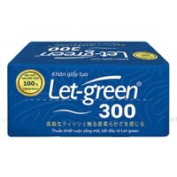 Khăn Giấy Lụa Let-green 2 Lớp Gói 300 Tờ