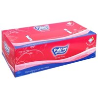Khăn giấy lụa Pulppy hộp 180 tờ 2 lớp