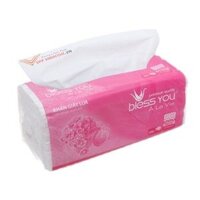 Khăn giấy lụa rút cao cấp Bless You 250 tờ 2 lớp