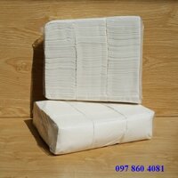 KHĂN GIẤY RÚT 10X10 CM TÚI 1 KG BỎ HỘP VUÔNG ĐỂ BÀN