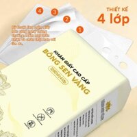 Khăn giấy rút đa năng treo tường Bông Sen Vàng phiên bản mới, hàng Việt Nam chất lượng cao.