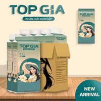 Khăn Giấy Rút Đáy Cô Gái TOPGIA, Giấy Rút Treo Tường Bịch 1280 Tờ 4 Lớp VH98