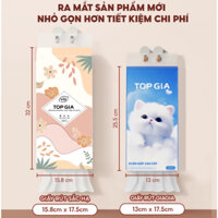 Khăn giấy rút Top Gia 10 bịch TopGia, giấy vệ sinh treo tường 1000 tờ 4 lớp tặng 3 móc treo