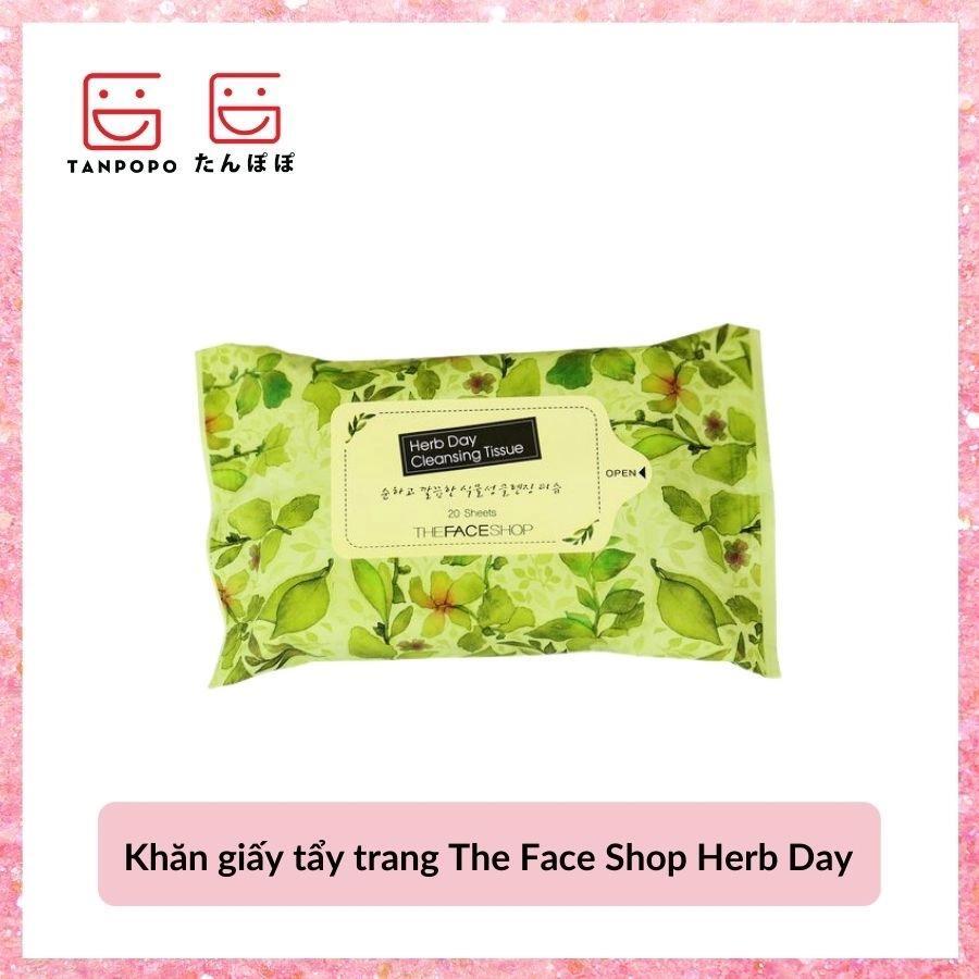 Khăn giấy tẩy trang Herb Day