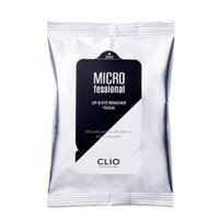 Khăn Giấy Tẩy Trang Mắt Môi CLIO MICRO-FESSIONAL LIP & EYE REMOVER TISSUE (30sheet)