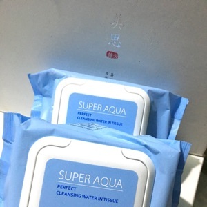 Khăn giấy tẩy trang Missha Super Aqua Perfect Cleansing Tissue