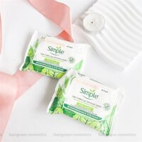 Khăn giấy tẩy trang simple eye make up remover pads 30m