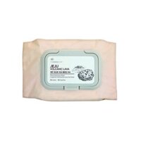 Khăn Giấy Tẩy Trang Thanh Lọc Lỗ Chân Lông THEFACESHOP JEJU VOLCANIC LAVA PORE CLEANSING WIPES [Không đổi trả, HSD từ tháng 10/2022 đến tháng 12/2022]