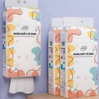 Khăn Giấy Top Gia Đa Sắc, Giấy Vệ Sinh, Giấy Rút Treo Tường 4 Lớp - Hàng Chính Hãng