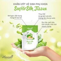 khăn giấy ước dung dịch vệ sinh hanayuki