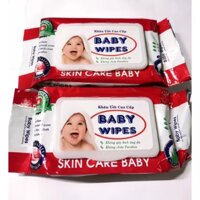 Khăn Giấy Ướt Baby Wipes 80 Pcs An Toàn Cho Da (Thùng giá 6.000đ)