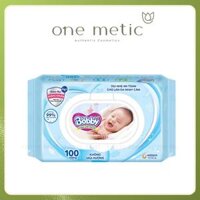 Khăn giấy ướt Bobby 100 tờ- Không Mùi