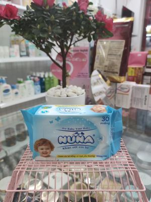 Khăn giấy ướt chiết xuất lô hội Nuna 30 tờ