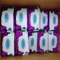 khăn giấy ướt không mùi dành cho gia đình 5 gói/110k(150 tờ)