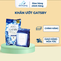 Khăn giấy ướt khử mùi đa năng Gatsby Ice Nhật Bản gói 30 miếng dùng cho cơ thể Body