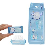 Khăn Giấy Ướt Mini Dễ Thương Bỏ Túi Tiện Lợi  túi 8 gói  Khăn ướt mini du lịch