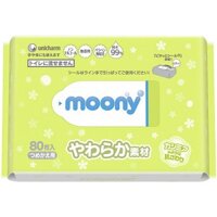 Khăn giấy ướt Moony 80 miếng – Nhật Bản