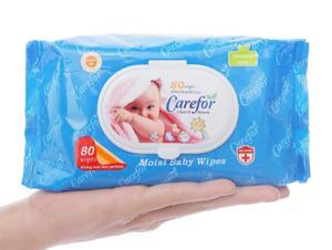 Khăn giấy ướt trẻ em Carefor 80 miếng