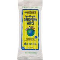 Khăn giấy ướt vệ sinh cho chó mèo Earthbath Hypo-Allergenic Travel Grooming Wipes for Dogs & Cats