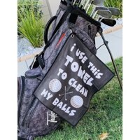 Khăn Golf Khăn Lau Câu Lạc Bộ Khăn Lau Vải Waffle Microfiber Khăn Thể Thao Thấm Hút Mồ Hôi Có Khóa Móc