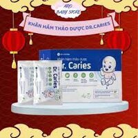 Khăn hăm thảo dược Dr.Caries hỗ trợ điều trị hăm và rôm sẩy ở trẻ nhỏ và trẻ sơ sinh, tiện lợi khi sử dụng