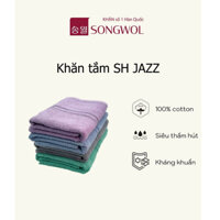 KHĂN HÀN QUỐC CHÍNH HÃNG🍃Khăn tắm-Khăn gội đầu SONGWOL SH JAZZ 100% cotton, vải dày mịn, thấm hút