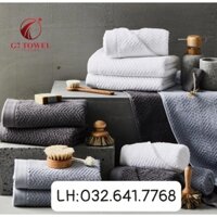 Khăn Khách Sạn Cao Cấp PREMIUM HOTEL TOWEL - Soft Touch sợi xương cá với thiết kế phong cách Bắc Âu, 100% Cotton chải kĩ