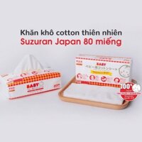 Khăn khô Cotton thiên nhiên Suzuran Japan