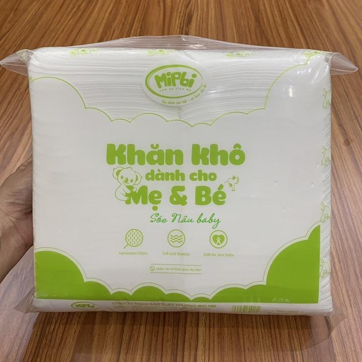 Khăn khô đa năng dành cho mẹ và bé Mipbi 600g 560-580 tờ