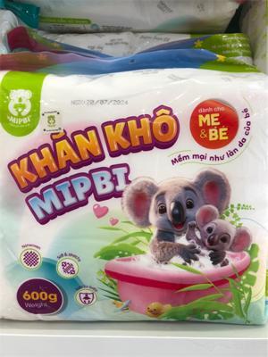 Khăn khô đa năng dành cho mẹ và bé Mipbi 600g 560-580 tờ