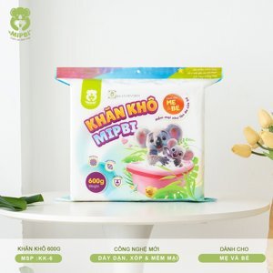 Khăn khô đa năng dành cho mẹ và bé Mipbi 600g 560-580 tờ