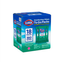 Khăn Khử Trùng Clorox Disinfecting Wipes Fresh (18 Gói x 20 tờ)