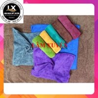 Khăn làm nails móng vuông 30x30cm vải mềm dày siêu bền Khăn Lau Đa Năng Microfiber Lau ô tô Lau Kính