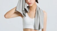 Khăn lạnh thể thao Cool Towel cho cả nam và nữ, Màu xám