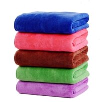 Khăn lau đa năng microfiber ko rụng lông - nhiều màu