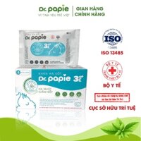 Khăn Lau Hạ Sốt Dr Papie 3+ Cho Bé Hạ Nhiệt Giảm Sốt Ngăn Ngừa Co Giật