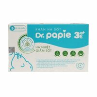 Khăn lau hạ sốt Dr.Papie (3M+)