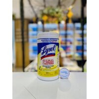 Khăn lau kháng, diệt khuẩn đa bề mặt Lysol( 80 tờ )