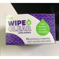 Khăn lau kính Flents Wipe ‘n Clear Lens Wipes 75 miếng - Mỹ